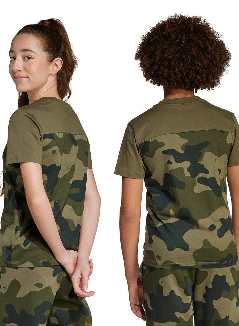 Adidas Youth Seasonal Essential Camo T-Shirt - Image 5